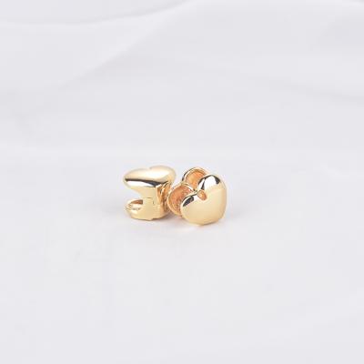 China Hot Sale 18k Fashion Jewelry Custom Heart Shape Zircon Stud Earrings Sterling Silver for sale