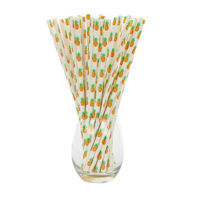 China Bar Accessary Mix Colors Eco - Friendly Biodegradable Paper Drinking Straws For Memorial Day Party Supplies for sale