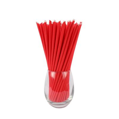 China Bar Accessary Premium Sharp-End Disposable Drinking Paper Straws For Party Supplies for sale