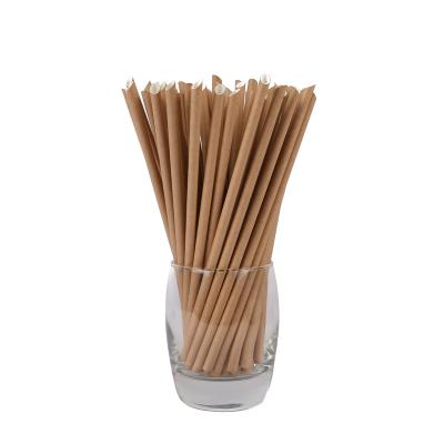 China Bar Accessary Premium Sharp-End Disposable Drinking Paper Straws For Wedding Decorate for sale