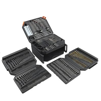 China Combination of 300PCS Metal Drilling Mining Oilfield Drill Bits / Used Drill Bits Set Drilling Machine Tools for sale