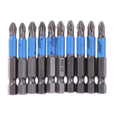 China S2 50mm Pneumatic Screwdriver Bits PH2 2 Bit Screwdriver Bit Wholesale Price 10 Pcs Phillips Ph for sale