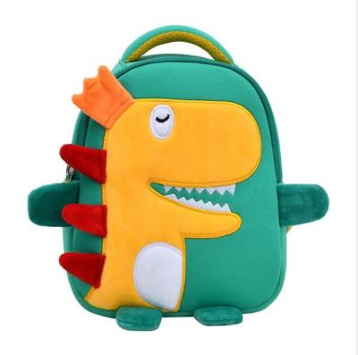 China 3D Cartoon Neoprene Lightweight Waterproof Kids Dinosaur Animal Backpacks for sale