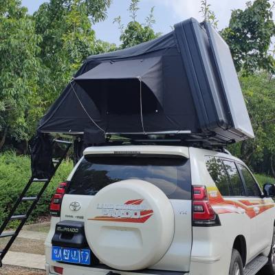 China 4 Season Foldable Rooftop Camping Tent Waterproof With Aluminum Shell Material for sale