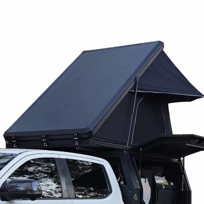 China Outdoor Hard Shell Triangle Rooftop Tent With 210*145*150cm Open Size for sale