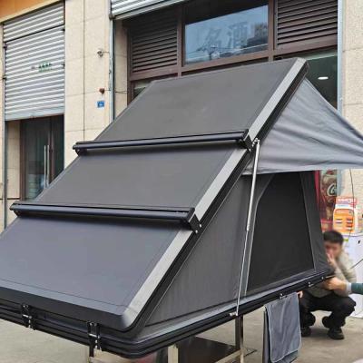 China Custom Aluminum Hard Sided Rooftop Camper Suitable For 2-3 People for sale