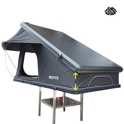 China RTT Jeep SUV Automatic Roof Top Tent Hard Shell Car Tent Polyester Cotton for sale