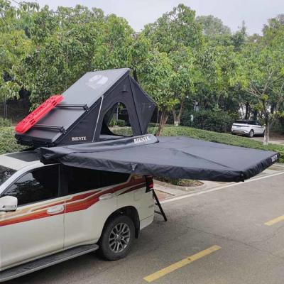 China Aluminium Driehoek Hard Top Auto Tent Auto Rooftop Tent 2.3m Telescopische ladder Te koop