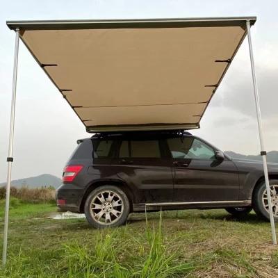 China Retractable SUV Vehicle Side Awning Car Side Roof Awning With Oxford Fabric for sale