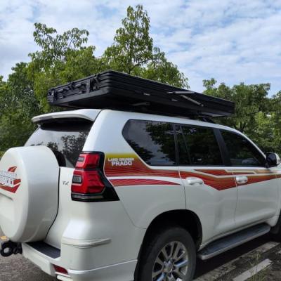 China Overland Double Roof Aluminium Roof Top Tent 4 Season Rooftop Tent for sale