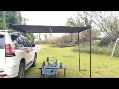 Outdoor Car Awning Tent Camping Travel Rooftop Pull Out Tent Car Side Awning With Light