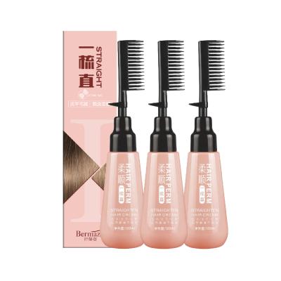 China Salon Use Best Selling Hair Softener Keratin Straightening Permanent Cream Keratin Straight Hair Cream For Hair for sale