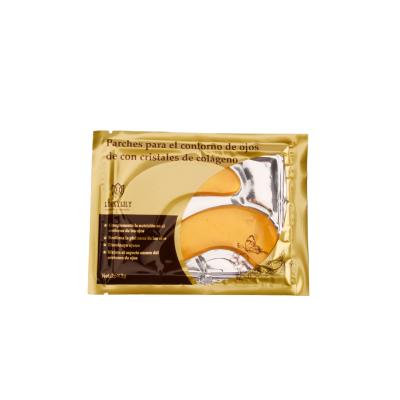 China OEM Nourishing Anti-wrinkle Moisturizing Collagen Eye Mask 24K Crystal Golden Gel Eye Mask for sale