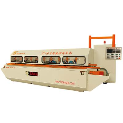 China Hotels 8 Head Automatic Door Frame Marble Profile Polishing Grinding Machine for sale