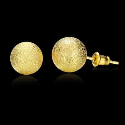 China 2018 fashion dubai gold jewelry round earring earring for kids and girl for sale