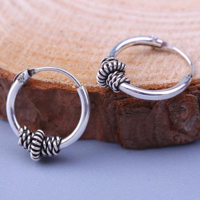 China Fashion Charmfish New Arrival 925 Sterling Silver Antique Black Daisy 925 Thai Silver Jewelry for sale