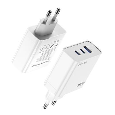 China Dual QC30W Mobile Phone Charger PD65W European Standard Border Spot With Packing Fast Charging for sale