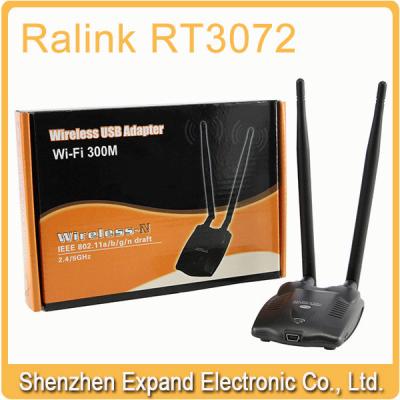 China 300Mbps USB WiFi Laptop and Desktop Adapter / Ralink RT3072 300Mbps USB WiFi Adapter for sale