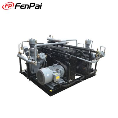 China 40 Bar Manufacture Lubricated Professional Low Noise Stable Air Cooling Booster Air Compressor for sale