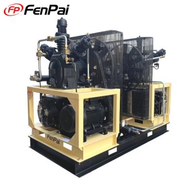 China Lubricated Combo Medium Air Pressure Compressor Booster Compressor Group for sale