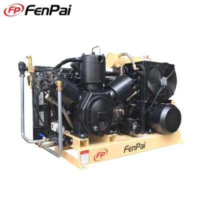 China Lubricated 30 Bar 400 PSI Air Compressor Water Cooling Air Compressor Air-Compressors Piston for sale