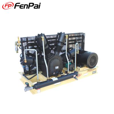 China 30bar Booster Compressor Water Cooling System Lubricated Compressor 30kw Air Compressor for sale