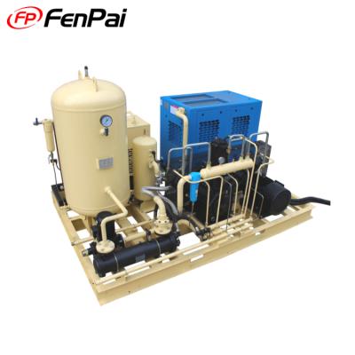 China 8m3/min 30bar Water Cooled Lubricated Compressor Air Compressor Booster for sale