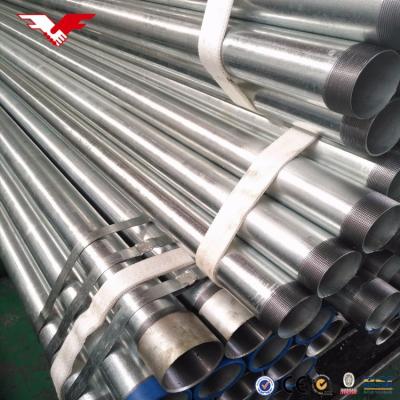 China Liquid Pipe Hot Dipped Galvanized Carbon Welded Steel Pipes And Tubes GI Steel Pipe For Construction for sale