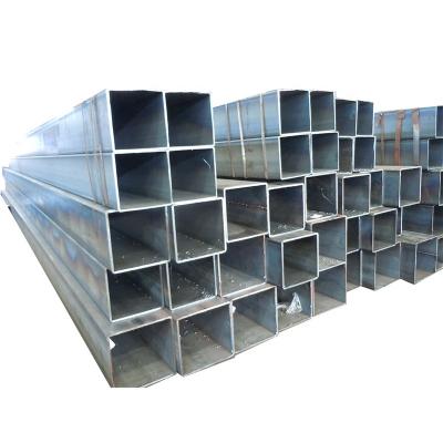 China Galvanized structure pipe astm a500 grade b mild steel pipe weight price per ton 75x75 tube square pipe for sale