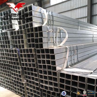 China Structure pipe square best and manufacture rectangular price ERW high quality mild steel pre galvanized tubular pipe sizes in china for sale