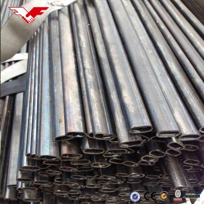 China Furniture Pipe MS Steel Black Iron Oval Pipe for sale