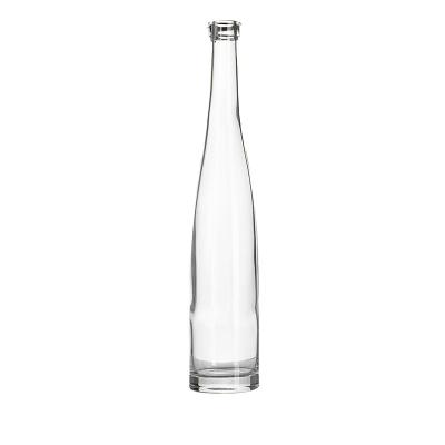 China Hot Sale Eco-friendly Recyclable Clear Glass Vodka Whiskey Tequila 750ml Glass Bottle Frosted Bottles for sale