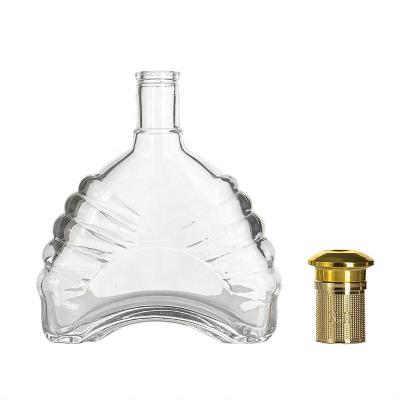 China Custom Wholesale Eco-friendly Recyclable Premium Empty Liquor Glass Bottles 750ml Liquor Whiskey Glass Bottles for sale