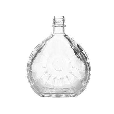 China Recyclable High Quality Clear Glass Bottle For Liquor Packaging Spirit Wine Vodka Whiskey Bottle For Liquor Vodka Bottle 750ml for sale