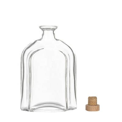 China Recyclable Single Clear Dragon Bull Horse Shape Glass Bottle 750ml Liquor Glass Bottle for sale