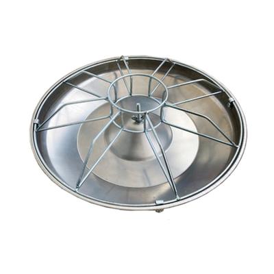 China Farms Hog Feed Pan Stainless Steel Single Layer Round Groove Swing Feeders for sale