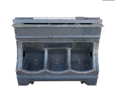 China Easily Assembled Curved Bottom Design Three Hole Strong Cement Weld Cup for sale