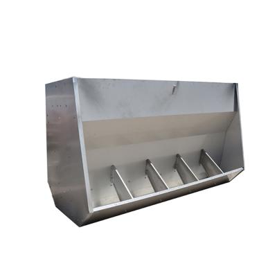 China Automatic Stainless Steel Hog Feeder Double Sided Hogs Easily Collected Hay Feed Trough for sale