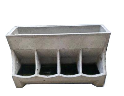 China Easily Assembled Double Side Piglet Nursery Bowl Composite Material Pig Feeding Pan for sale