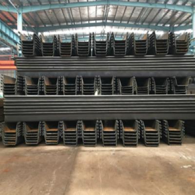 China Contemporary U Type Steel Sheet Pile Supplier With Cladding for sale