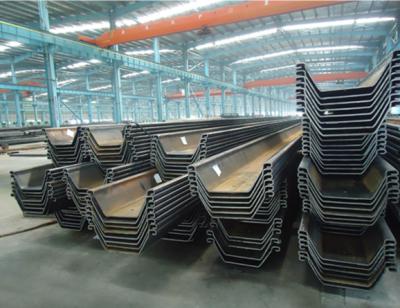 China steel for u type u-shaped stack steel sheet u sheet stack sheet pile for sale