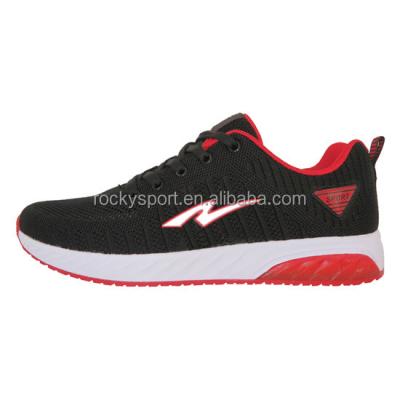 China Knitted Shoes Custom Made Mens Knit Sport Shoes Ultra Breathable Walking Shoes HT-209564B for sale