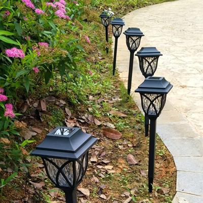 China Garden Waterproof Solar Garden Lamp Patio Lawn Lamp Outdoor Courtyard Decoration Led Light Floor Lamp Path Induction Automatic Sensor for sale