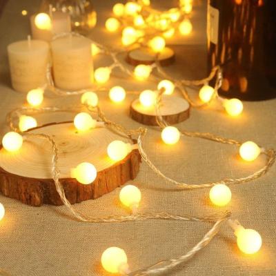 China Modern 8-mode  Christmas Ball String Lights Led Light Gardening  Decorative Holiday  Indoor Landscape  Home Room Curtain Party  Outdoor for sale