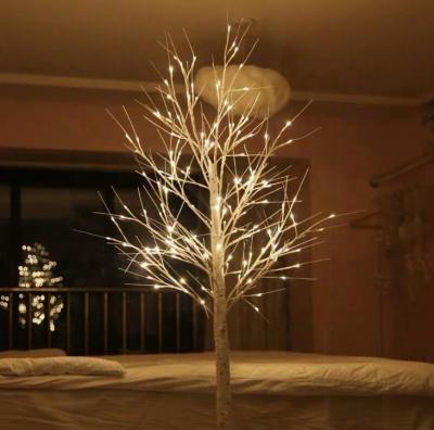 China Tree Lights Birch Tree Lights Led Indoor Night Light Room Decoration For Home By USB Or Battery Room Decor Lights Creative Lamp Motif for sale