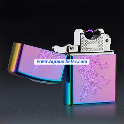 China USB electric lighter ARC cigarette lighter Metal flameless lighter for sale