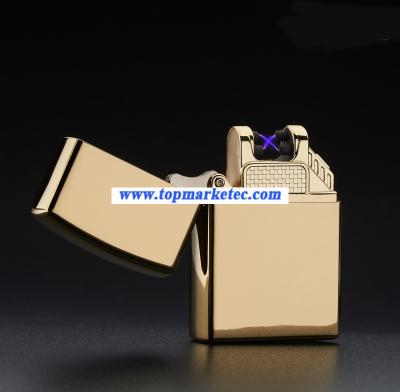 China double arc USB electric lighter cigarette lighter usb cigarette lighter for sale