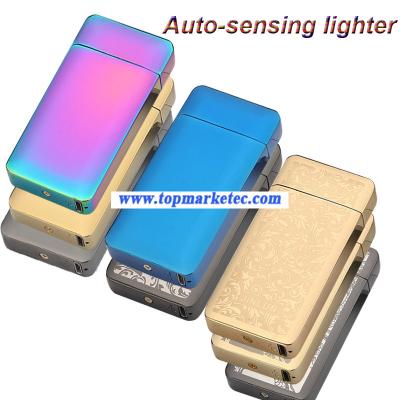 China automatic cigarette lighter Double ARC pulse usb charging lighter for sale