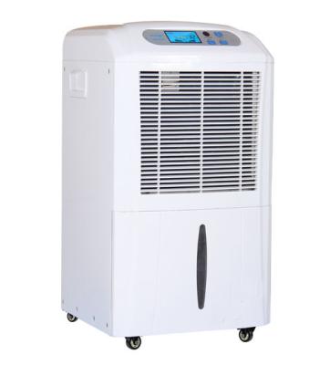 China Adjustable Humidistat 50 Pint By Day Exquisite White Portable Home Dehumidifier With Handle for sale