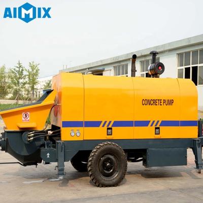 China Diesel Trailer Concrete Pump Mobile Concrete Pump for sale